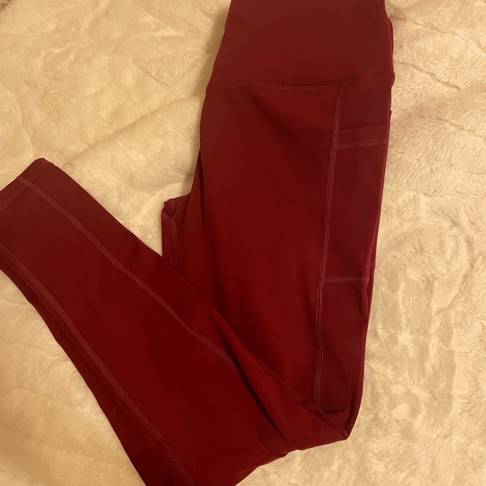 Set of 3 leggings gray, black maroon